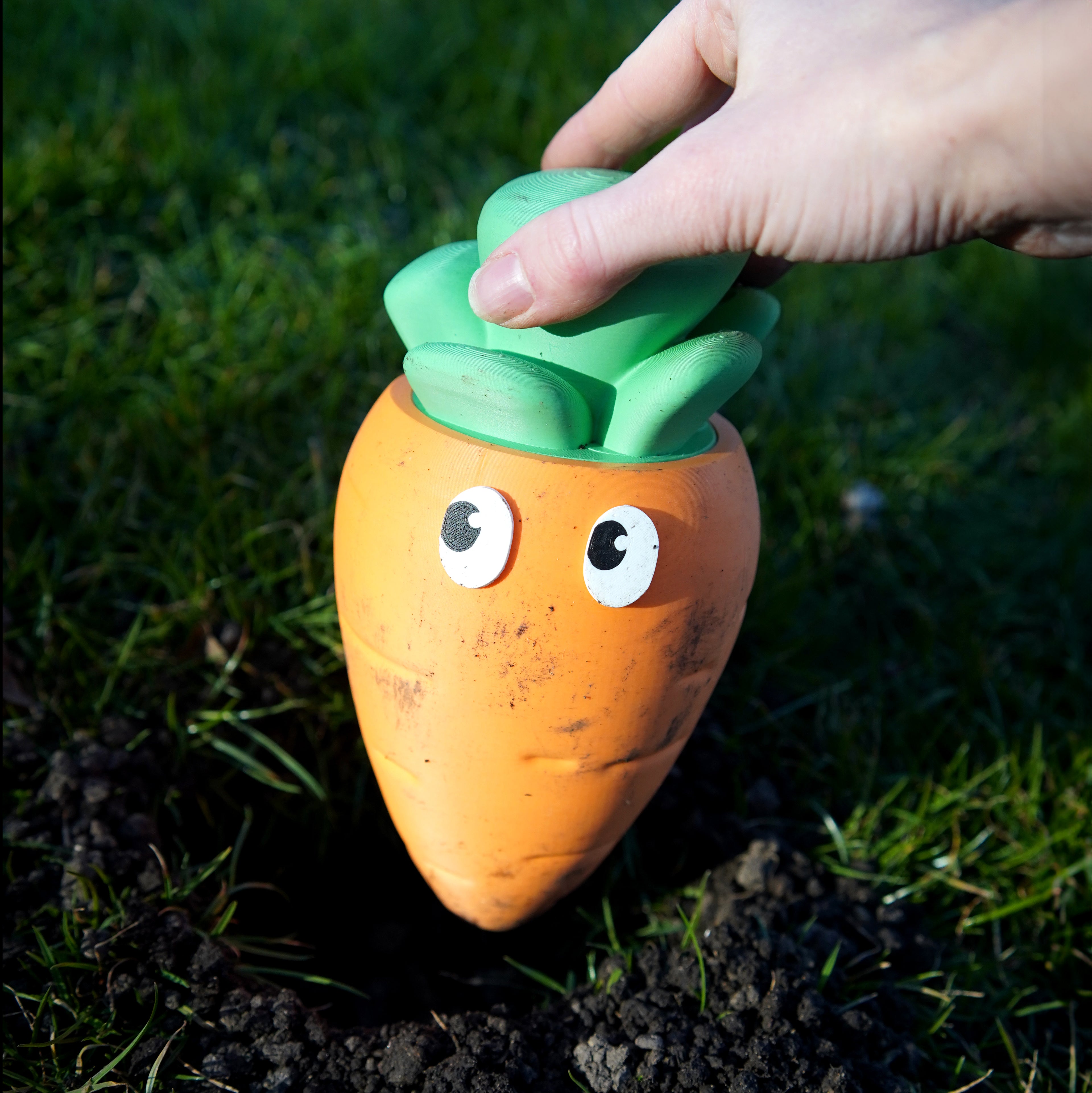 Gulroten Kalle til påskeeggjakten