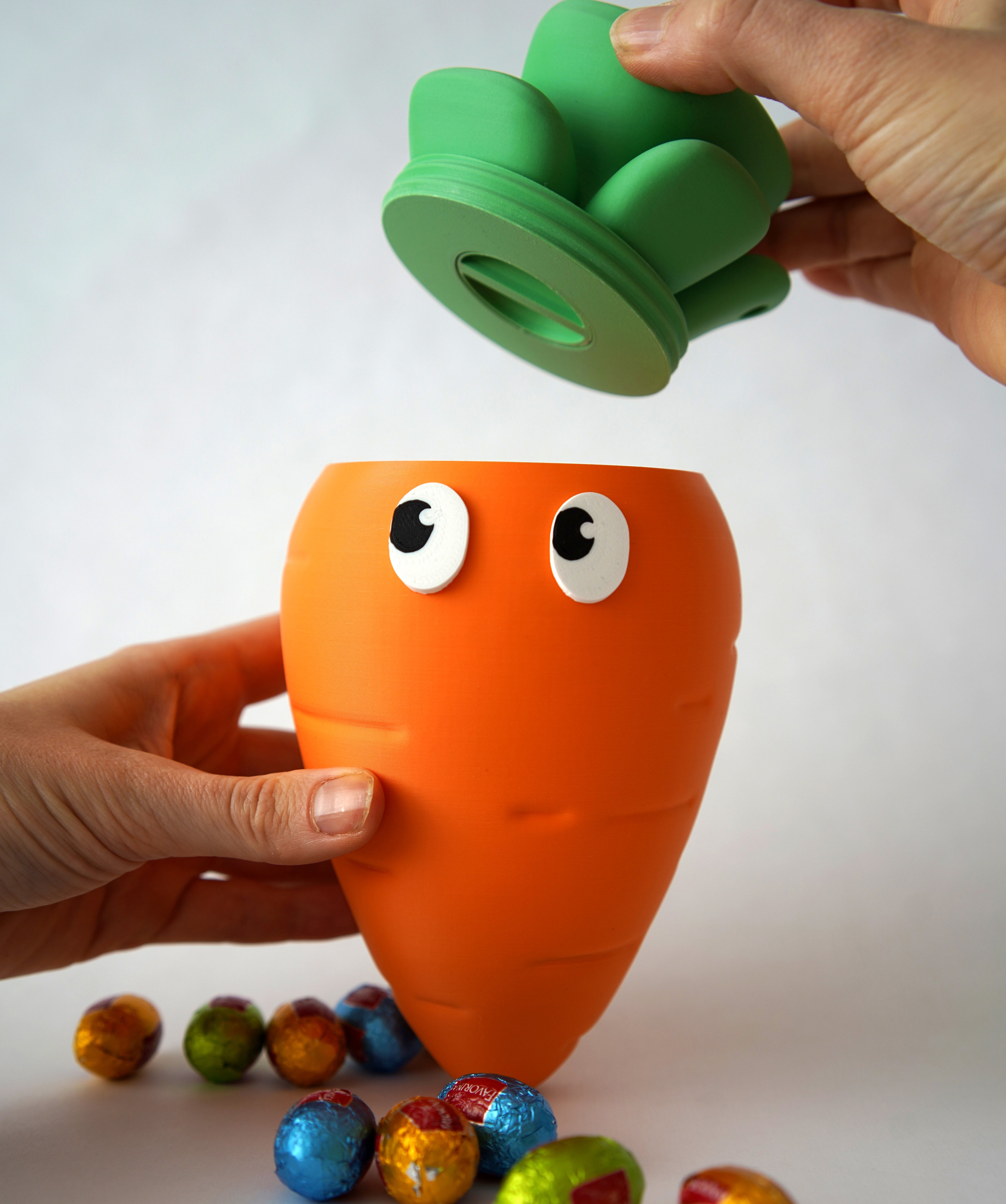 Gulroten Kalle til påskeeggjakten