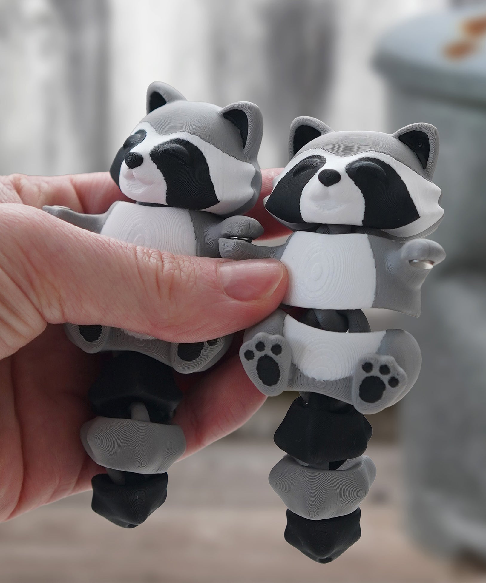 Bandit – Vaskebjørn Bag Charm