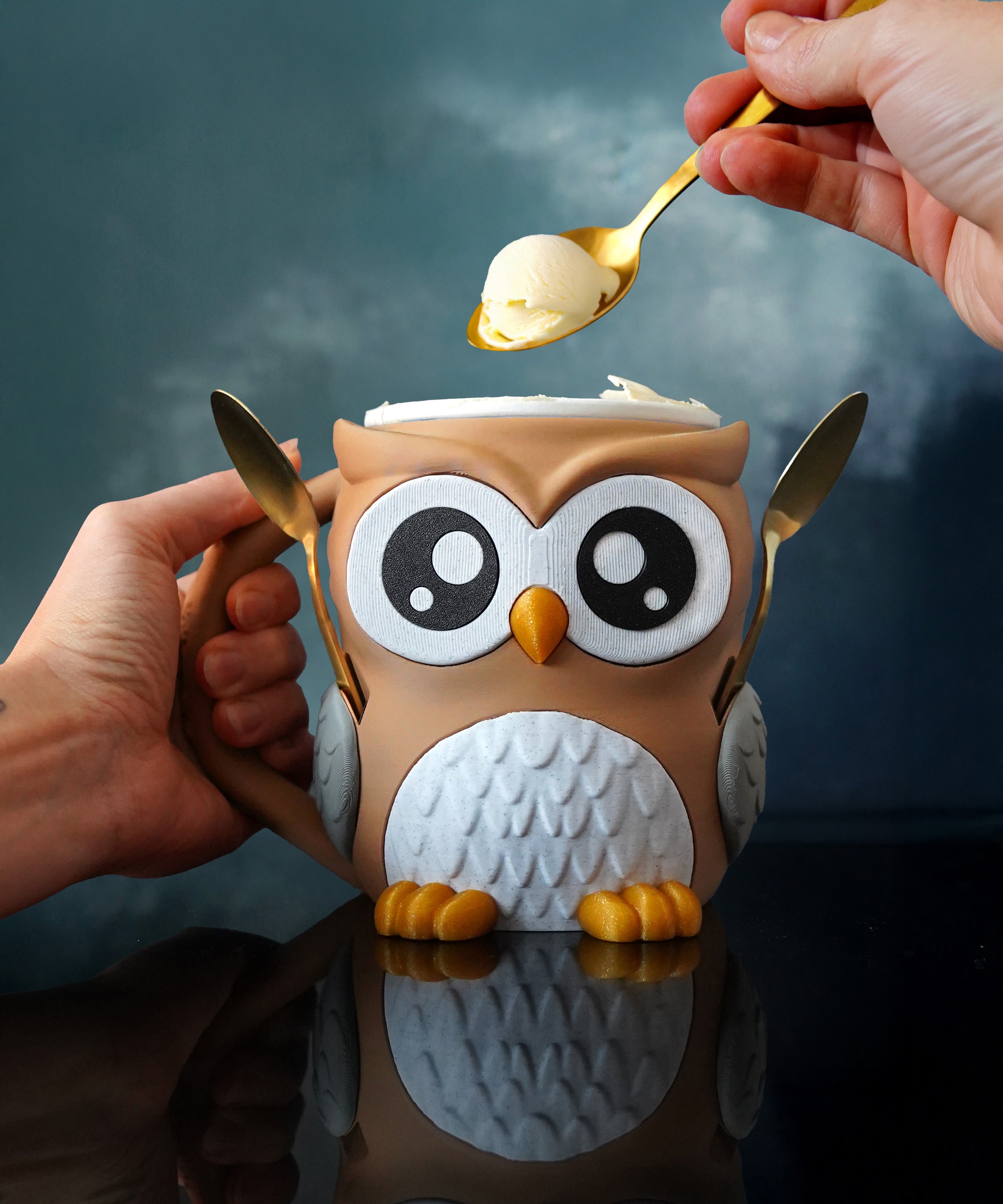 Owly iskremholder