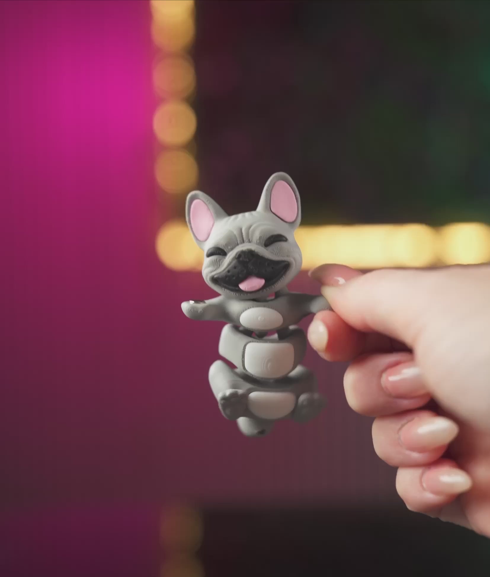 Macho- French Bulldog-Bag Charm